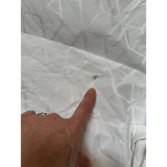 IHG Bedding Collection White Queen Grand Duvet Cover Only 88 x 87” Open Concept - Picture 3 of 7